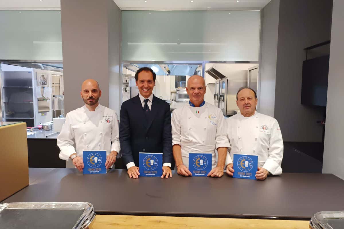 Da sinistra: Marcello Zaccaria, Alessandro Circiello, Enrico Derflingher e Carlo Bresciani 