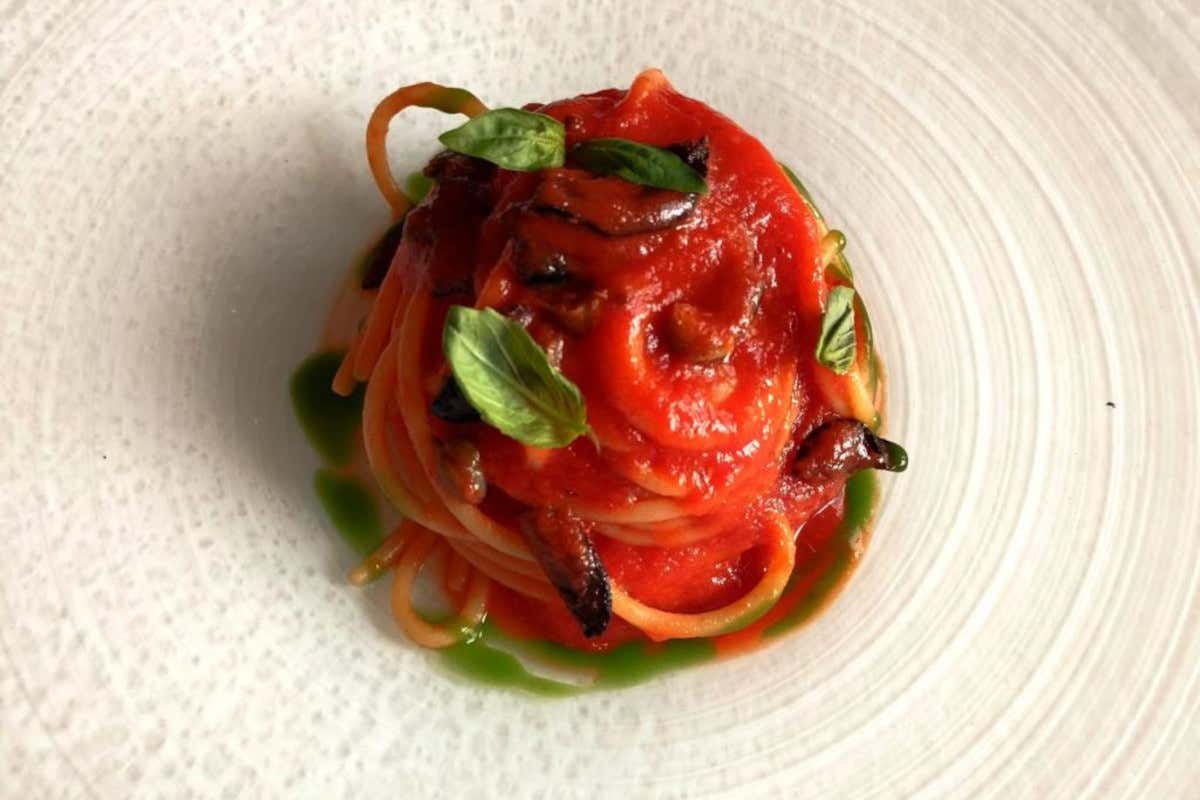 Pasta all’eoliana Pasta all’eoliana