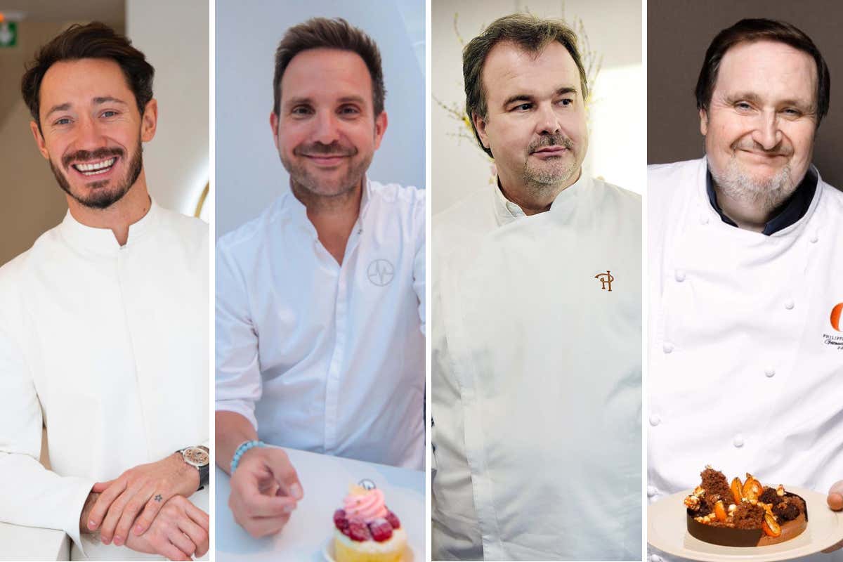 Cédric Grolet, Christophe Michalak, Pierre Hermé e Philippe Conticini