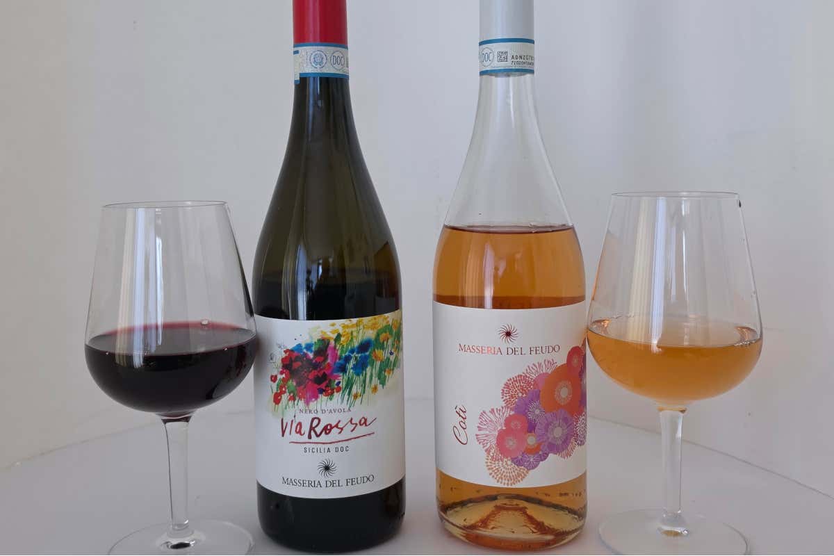 Due Nero d'Avola di Masseria del Feudo: un rosso "da frigo" e un rosato minerale