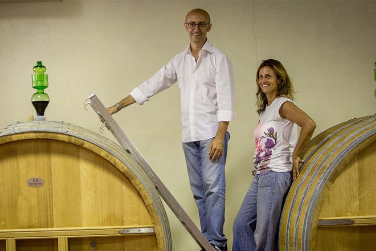 Carolina e Francesco Cucurullo, gestiscono Masseria del Feudo