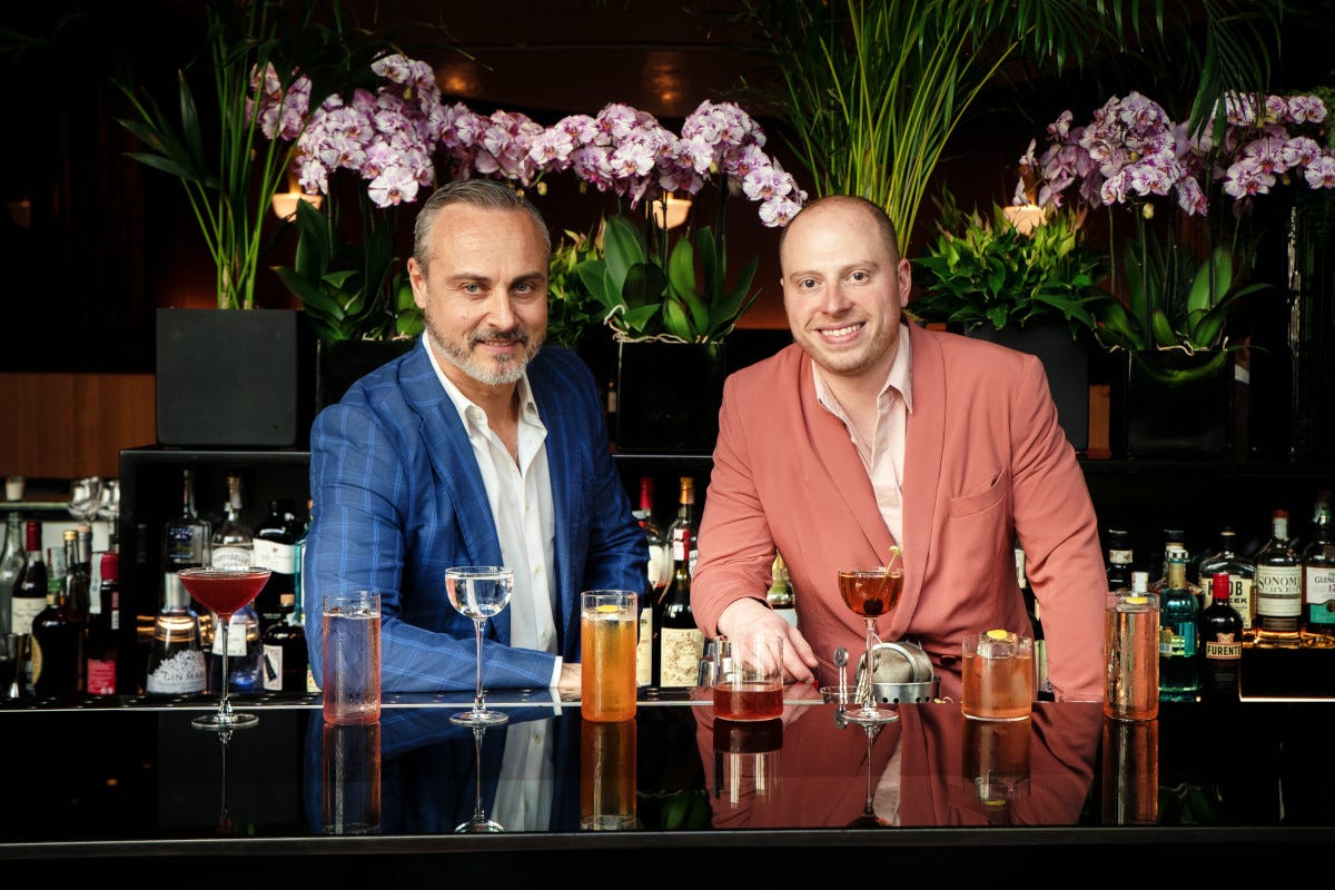 Patrick Greco e Harrison Ginsberg Bulgari Bar Milano quando i cocktail diventano un'arte
