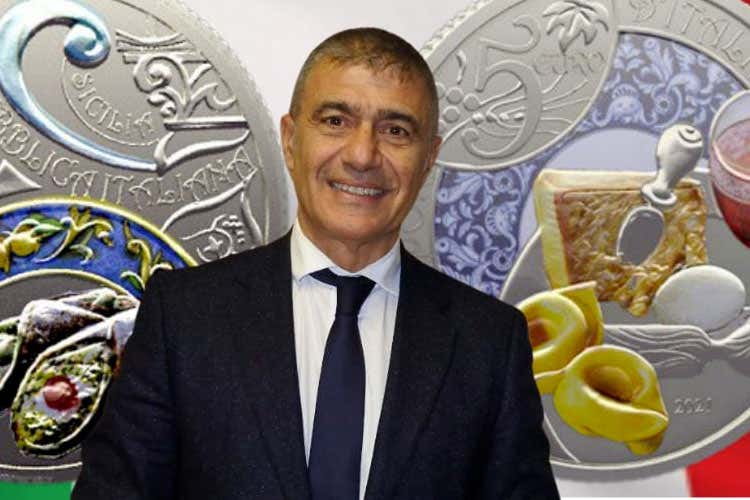 Alfonso Pecoraro Scanio e le monete celebrative - Cannoli e tortelline, le monete celebrano la gastronomia italiana