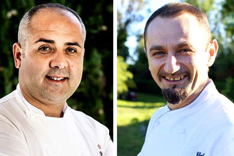 Vincenzo Guarino e Michelino Gioia (Friends in the kitchen al Pellicano con Gioia e Guarino) Vincenzo Guarino e Michelino Gioia (Friends in the kitchen al Pellicano con Gioia e Guarino)