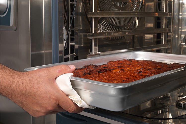 Teglie in alluminio cuocere usa e getta in forno grigliare per arrostire 30 pezzi, profondità media 32,4 x 5,7 x 26 cm per cottura al vapore 