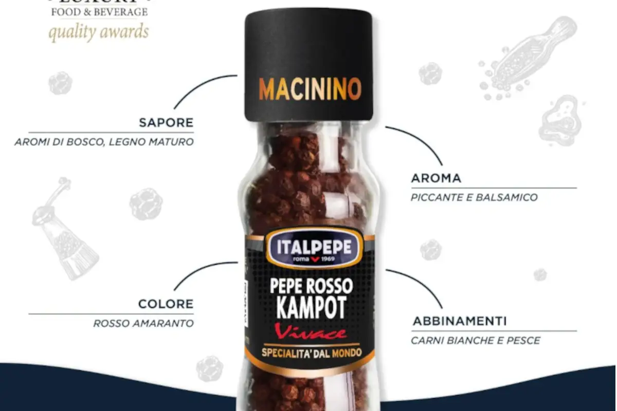 Il pepe rosso Kampot di Italpepe &egrave; il &ldquo;Miglior pepe da selezione&rdquo;