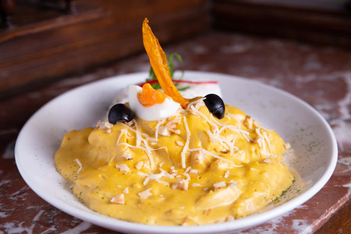 Ají de gallina peruano