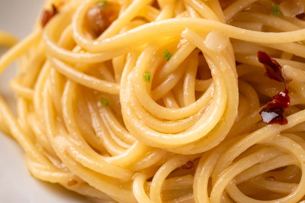 Pasta aglio, olio e peperoncino