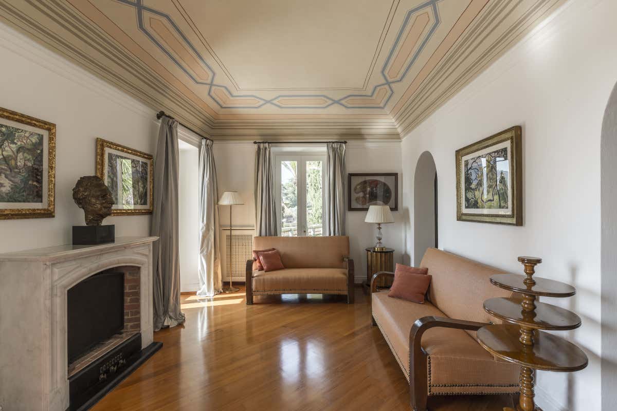 Gli interni di Villa della Pergola Relais