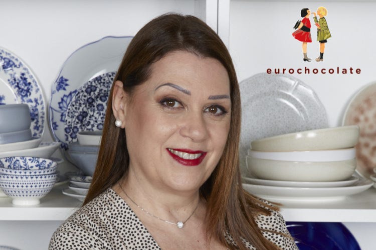 Sonia Peronaci A Eurochocolate 2022 i live show di Igles Corelli, Luca Montersino e Sonia Peronaci