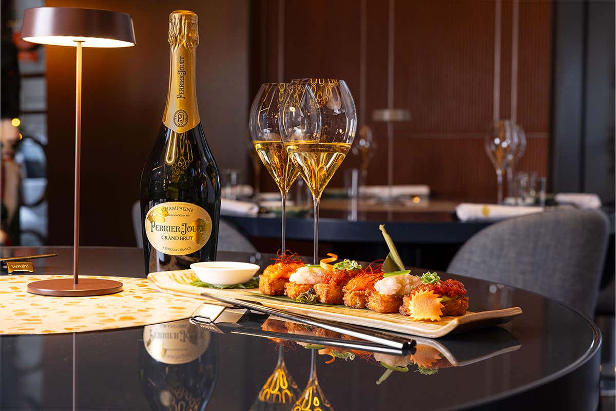 Un mese a tutto gusto con la cucina di Waby e lo champagne Perrier-Jouët