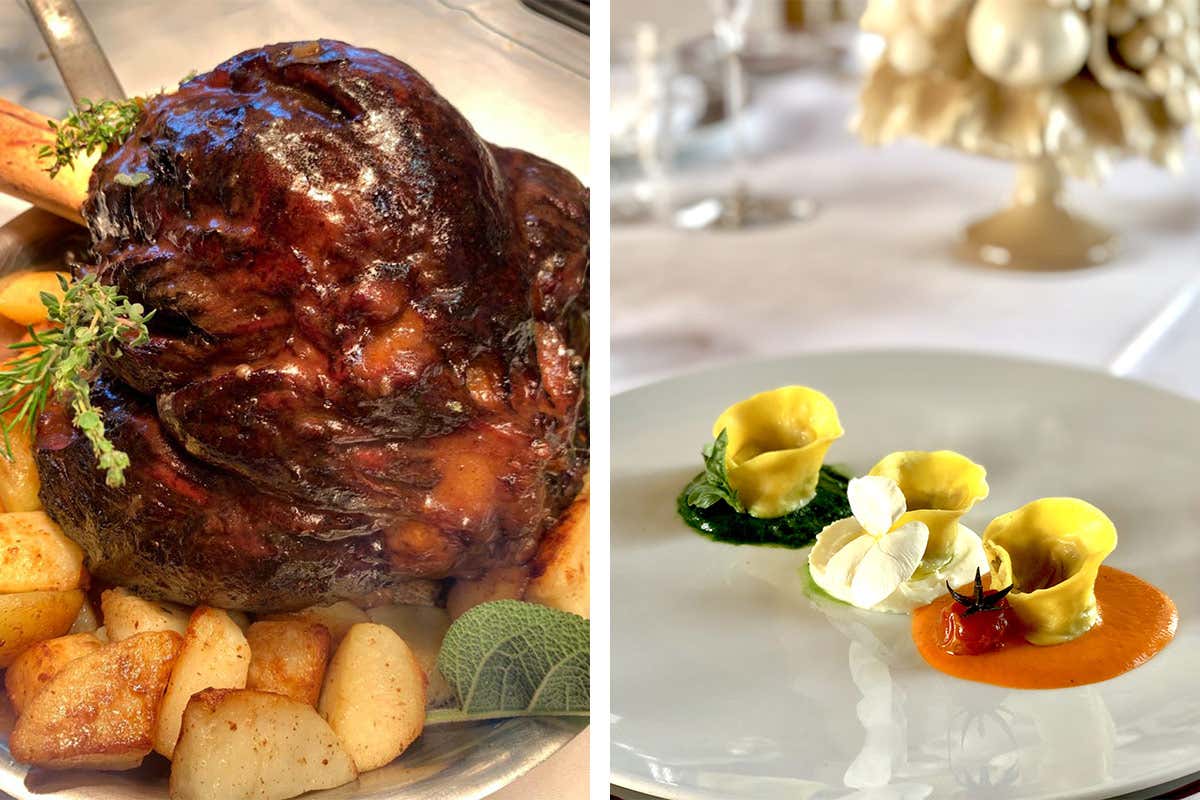 Garretto di Scottona con patate di montagna (Giovanni Santini, Dal Pescatore ***, Canneto sull'Oglio, Mn) W l'Italia. Tortelli di pecorino Toscano ai colori e sapori italiani (Silvia Baracchi, Il Falconiere Relais *, Cortona, Ar) L'Italia del calcio di Mancini va sulle stelle. [Ecco come la celebrano gli stellati]