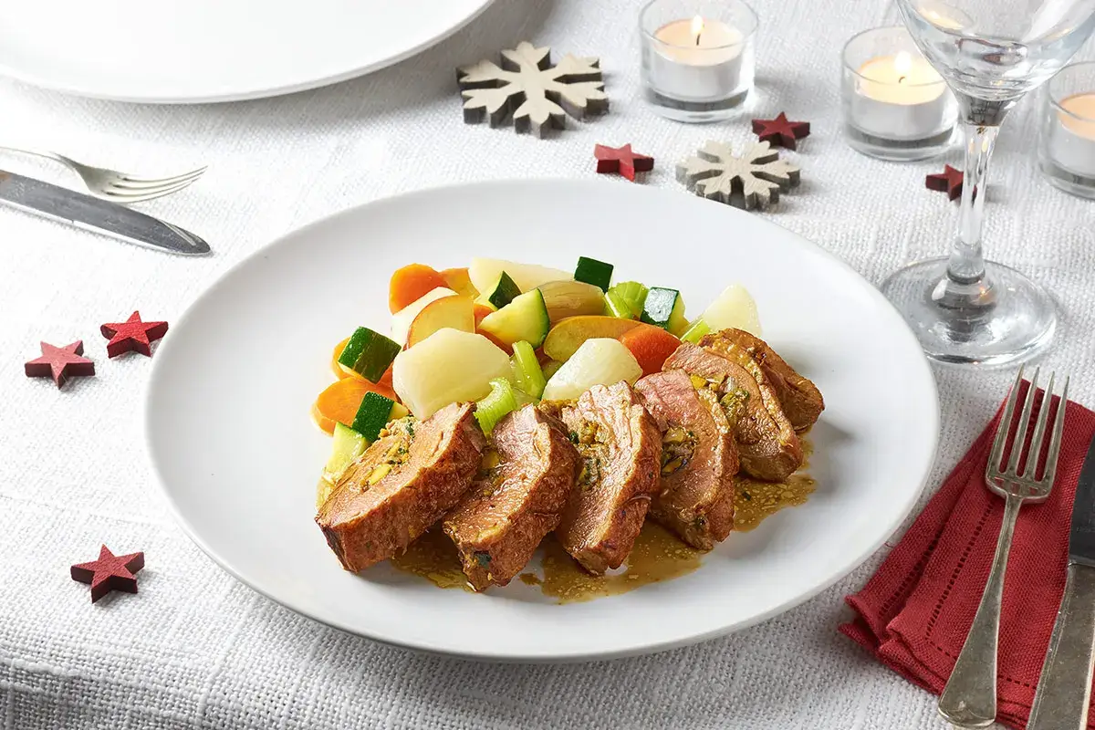 Petto d'anatra all'arancia farcito Pranzo di Natale, il ritorno dei piatti di carne
