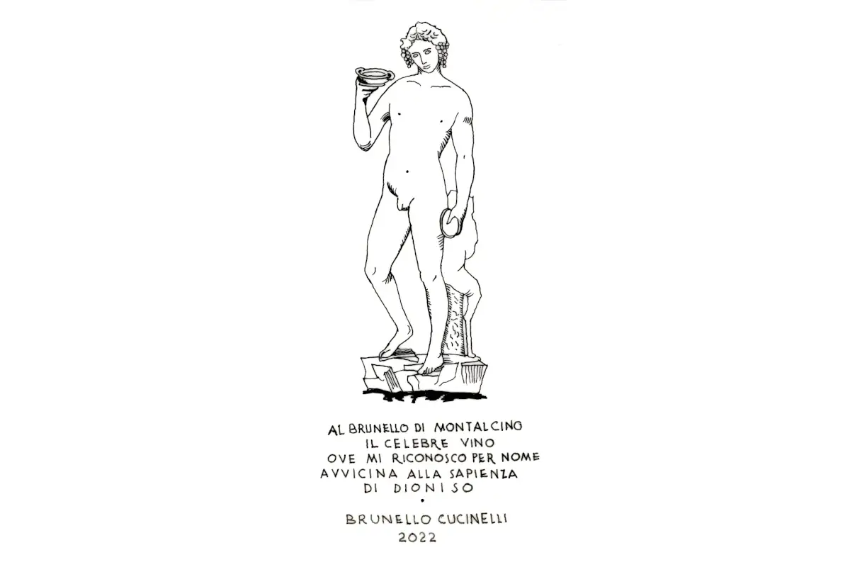 La 31&ordf; Piastrella di Benvenuto Brunello firmata Brunello Cucinelli Lo stilista Cucinelli firma un vino e la piastrella del Brunello di Montalcino
