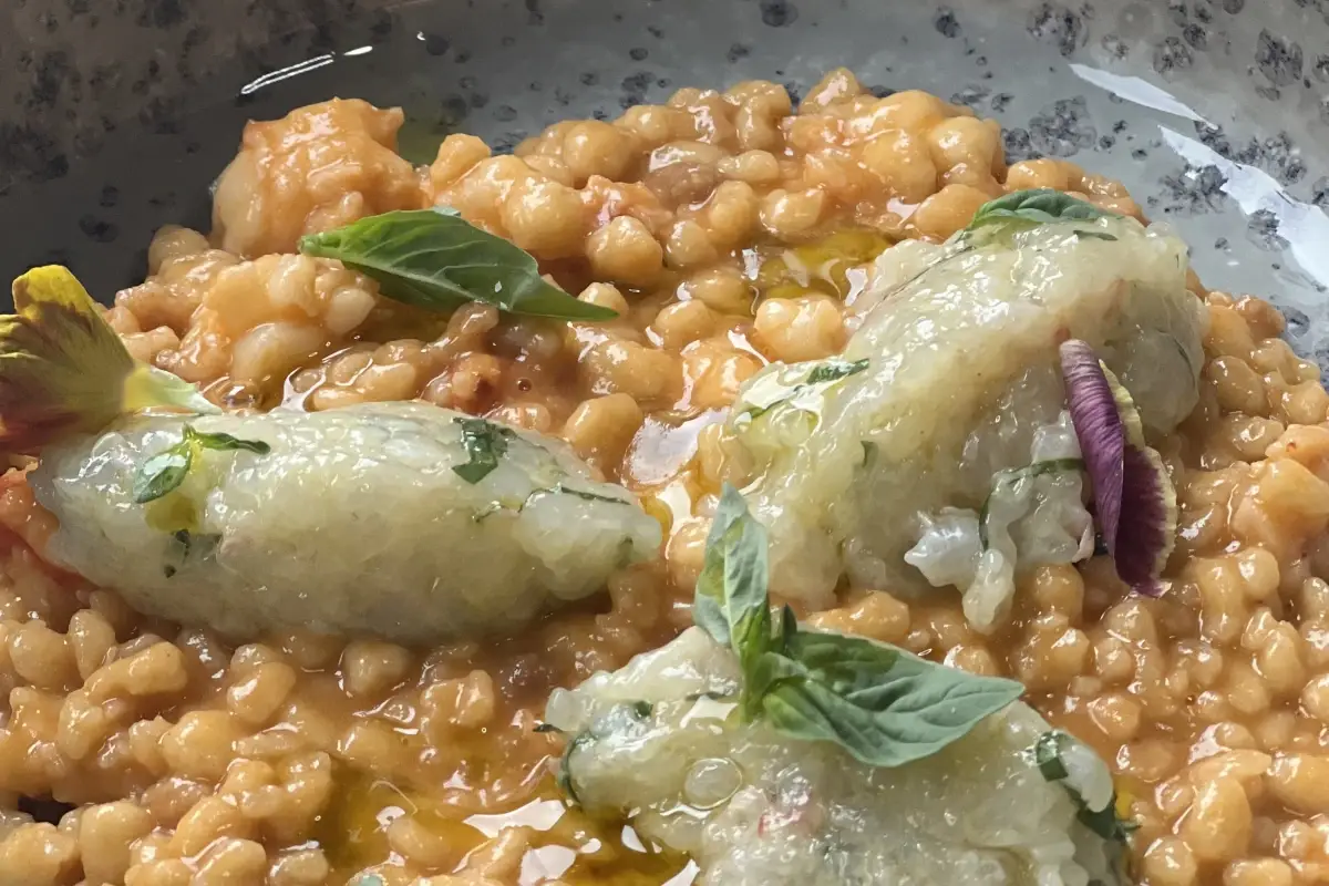 Fregola risottata