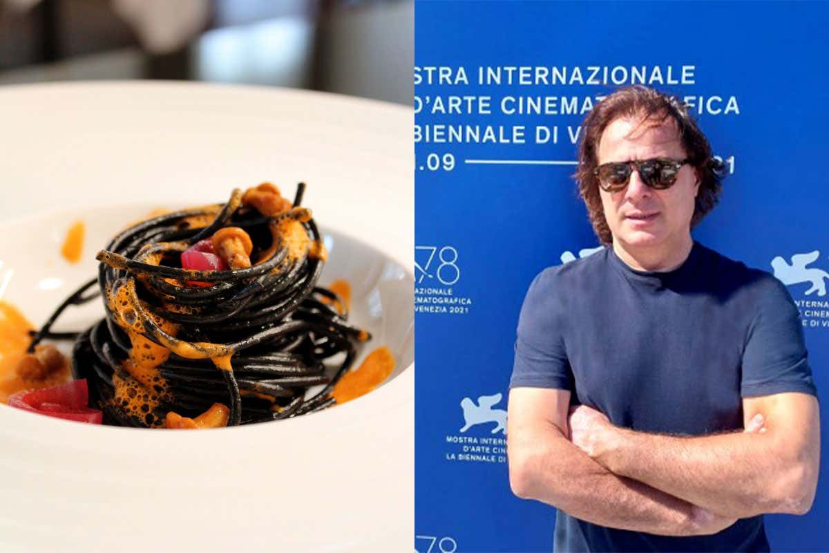 Lo spaghetto nero al Prosecco di Tino Vettorello Lo spaghetto nero al Prosecco in onore di Penelope Cruz