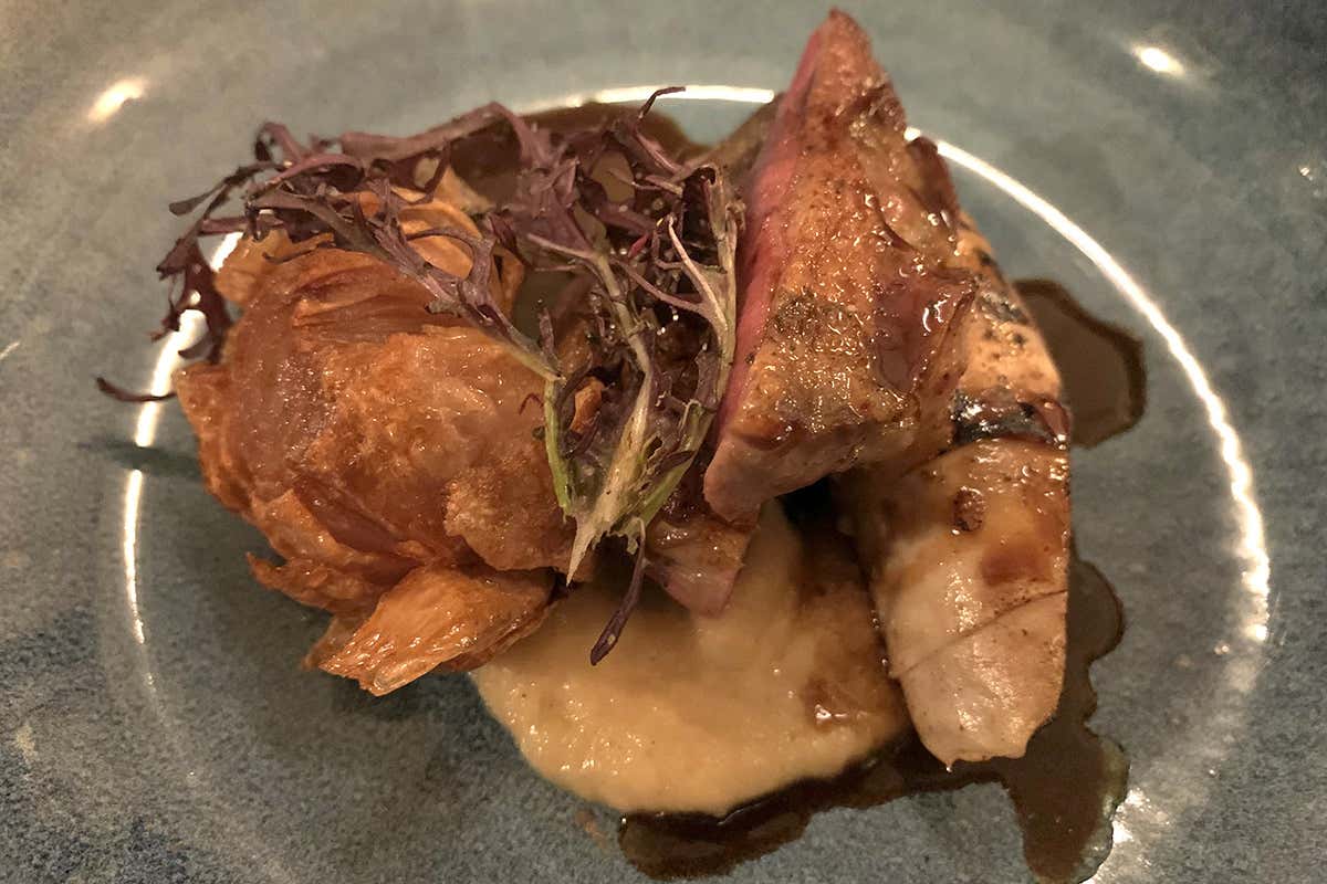 Piccione, lampascione, sedano rapa A cena con Tannico: enogastronomia di alta gamma tra Francia e Italia