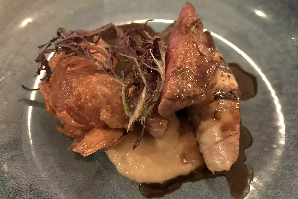 Piccione, lampascione, sedano rapa A cena con Tannico: enogastronomia di alta gamma tra Francia e Italia