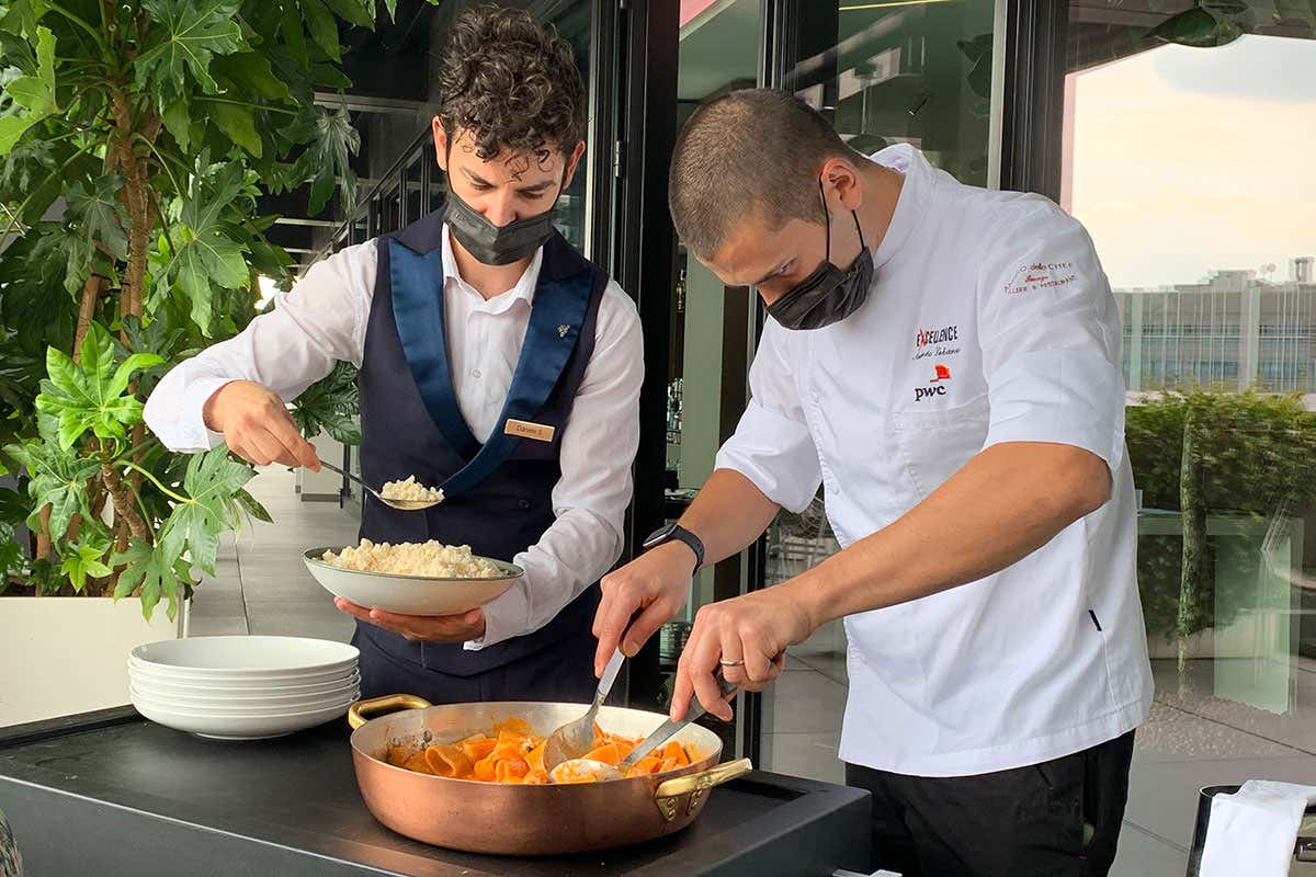 Antonio Lebano condisce i paccheri Piera 1899, dentro un vino l&rsquo;anima delle persone