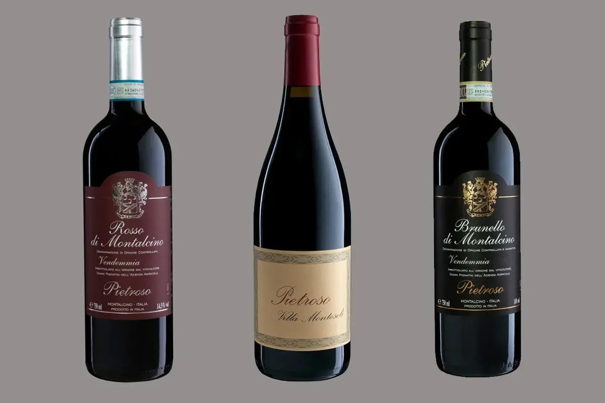 Tre etichette nate da Pietroso &pound;$Deja bu$&pound;: Pietroso, un Brunello gentile
