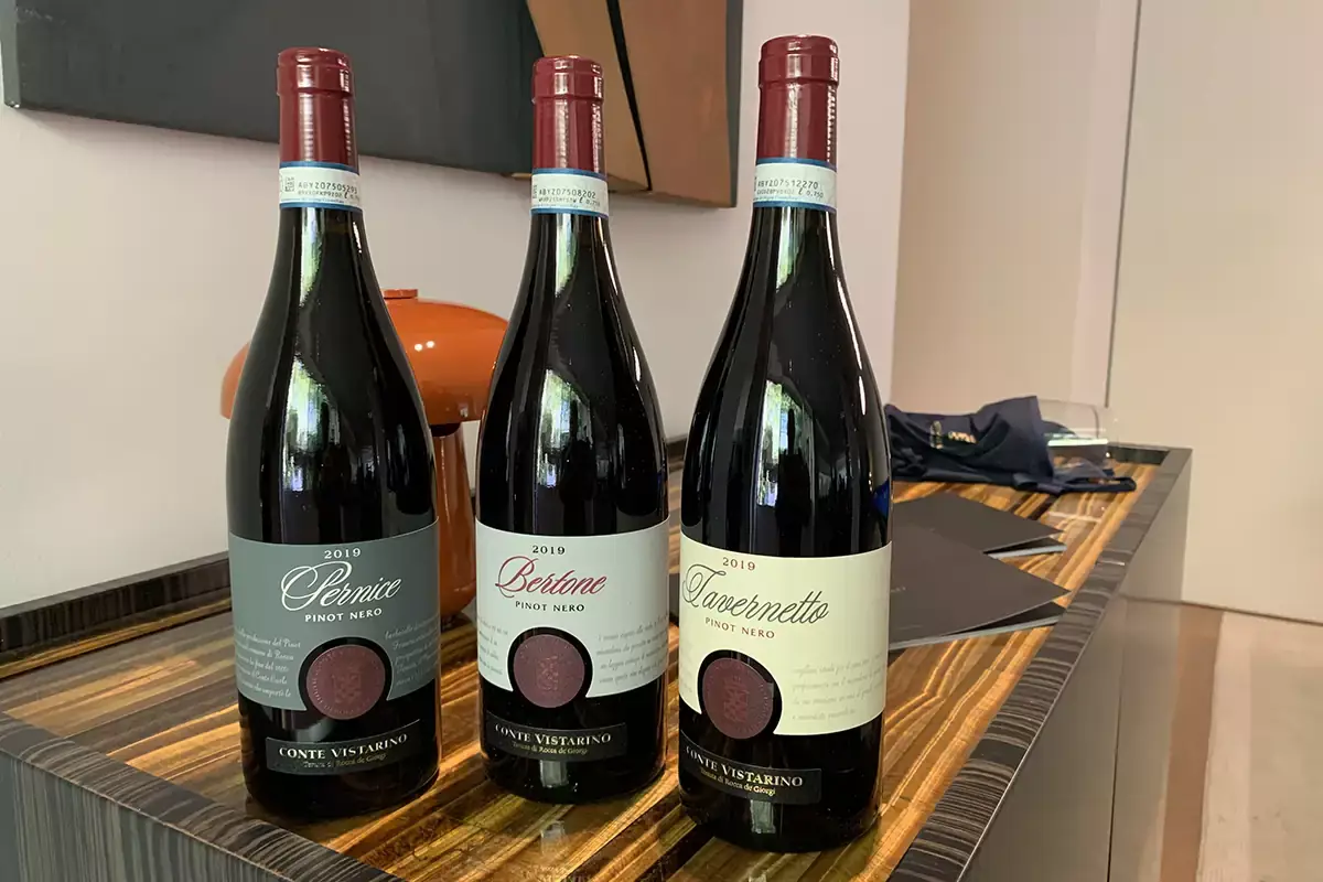 Pernice, Bertone e Tavernetto: Pinot Nero vinificato in rosso Tenuta Conte Vistarino promuove il valore dell&rsquo;Oltrep&ograve;