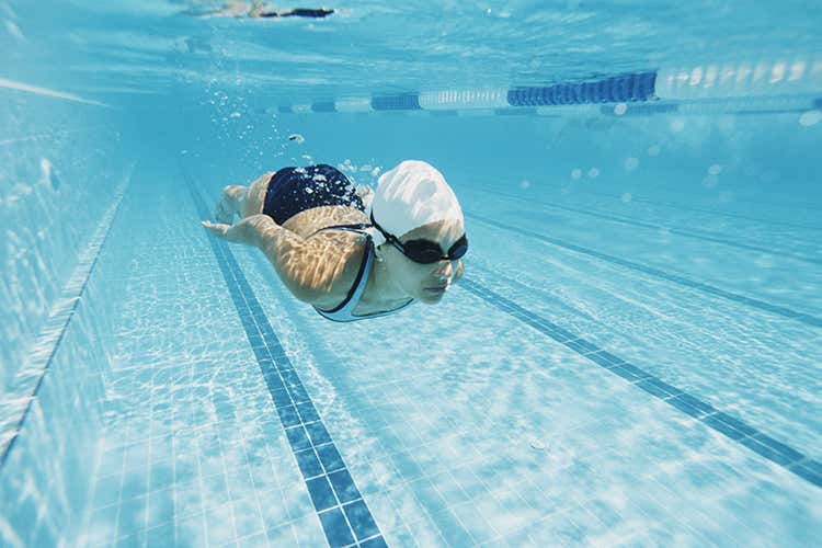 La densit&agrave; di affollamento in vasca &egrave; calcolata con un indice di 7 mq di superficie di acqua a persona