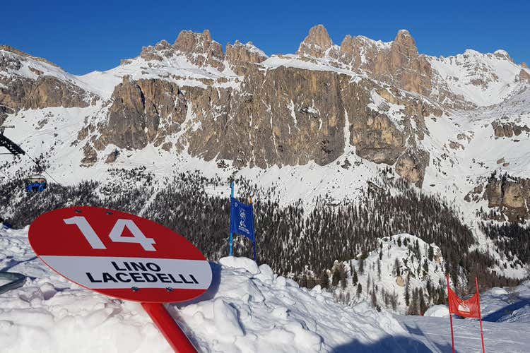 La pista da sci ampezzanta intitolata a Lino Lacedelli  (Cortina, i 50 anni della Cinque Torri L’area ski ha una nuova pista)
