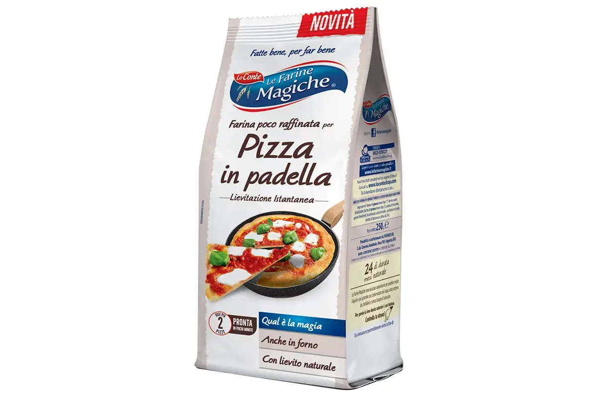 Il mix Pizza in Padella de Le farine Magiche Pizza in padella, gusto e semplicit&agrave; in un attimo con Le Farine Magiche