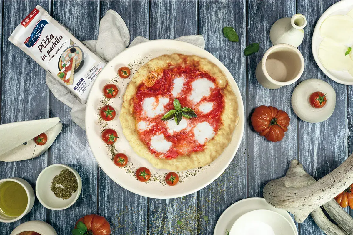 Ottimi risultati in poco tempo con Pizza in Padella&nbsp; Pizza in padella, gusto e semplicit&agrave; in un attimo con Le Farine Magiche