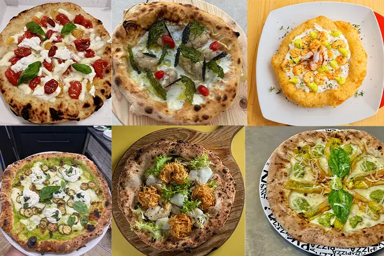 Le sei pizze presentate Molino Caputo, la pizza per l'estate si divide tra tavola e social