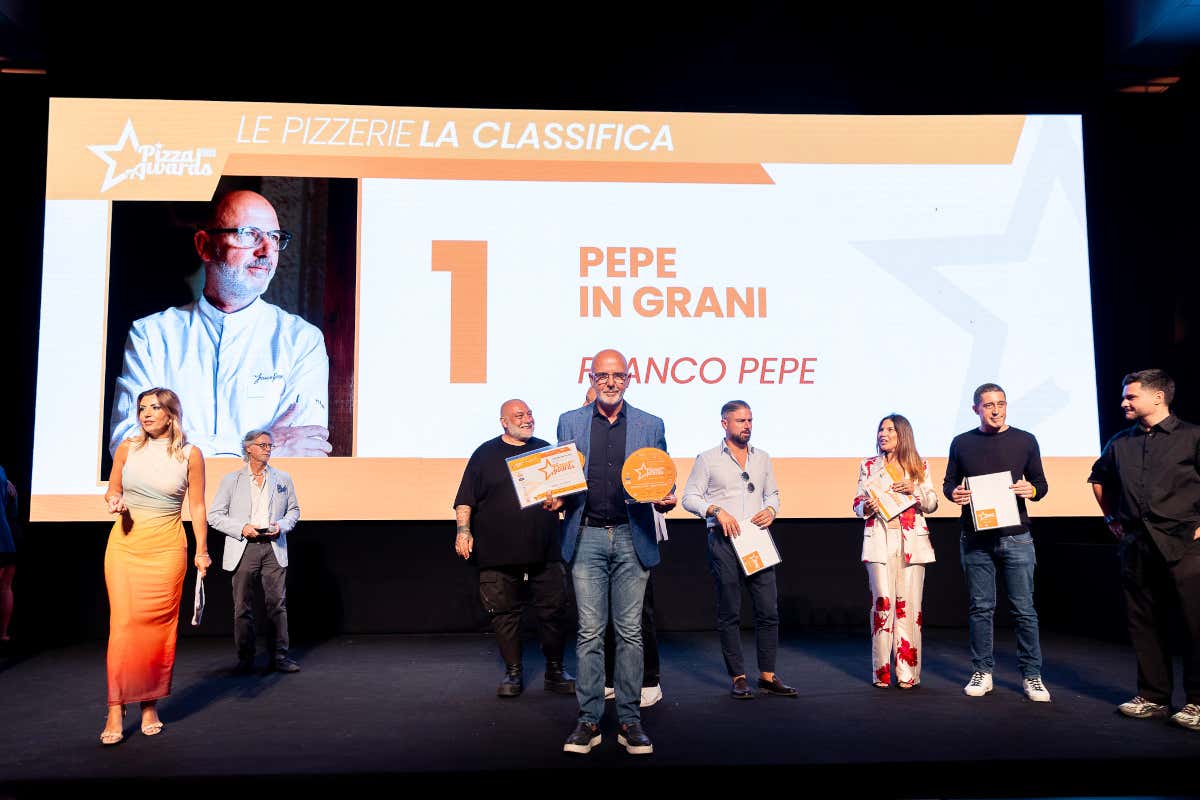 La miglior pizzeria nel 2025 è stata Pepe in Grani di Franco Pepe, a Caiazzo (Ce)