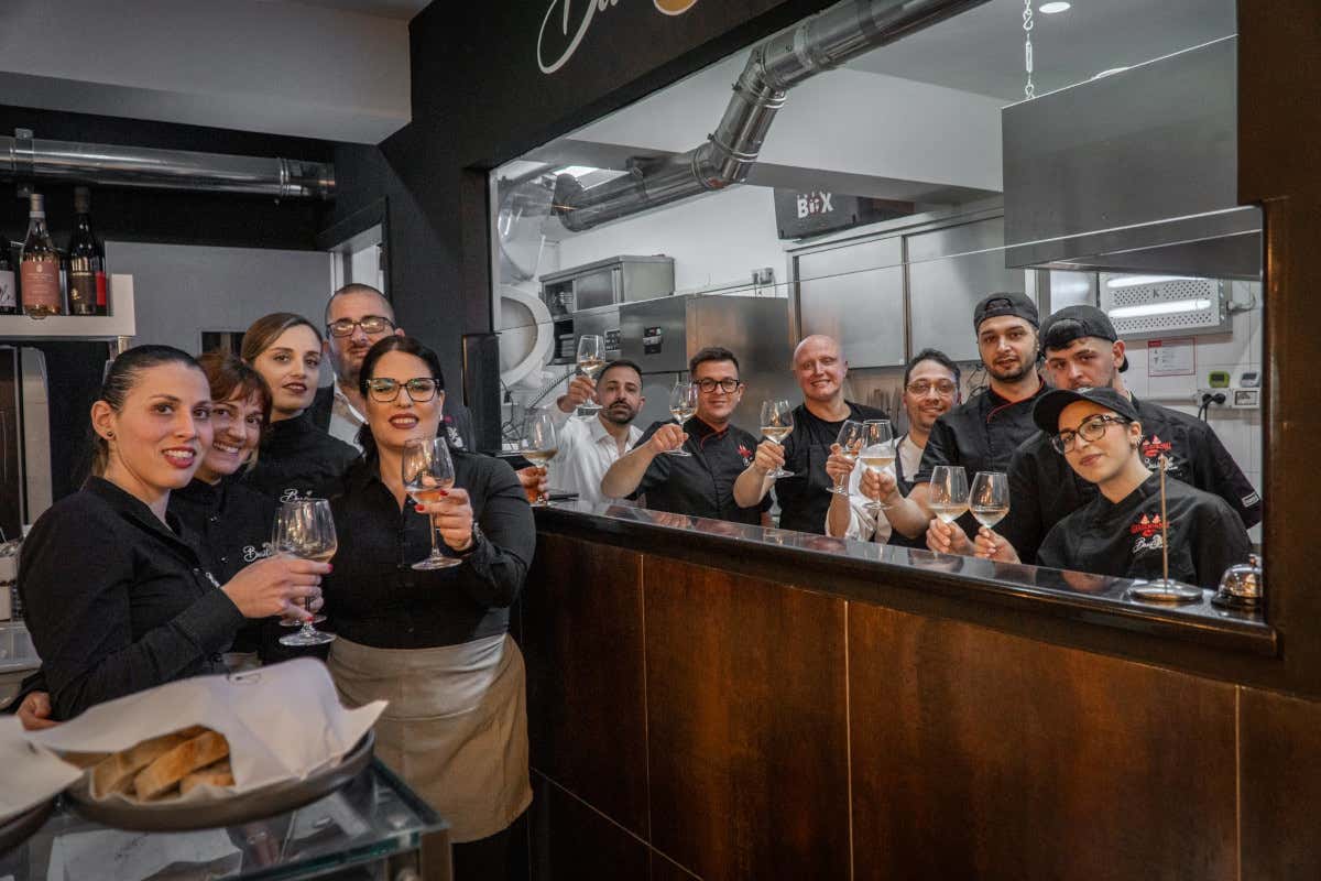 La brigata dell'evento al completo