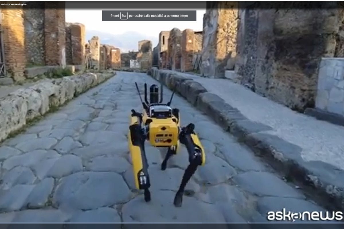 Spot il cane robot A Pompei arriva Spot: cane robot a guardia del sito archeologico