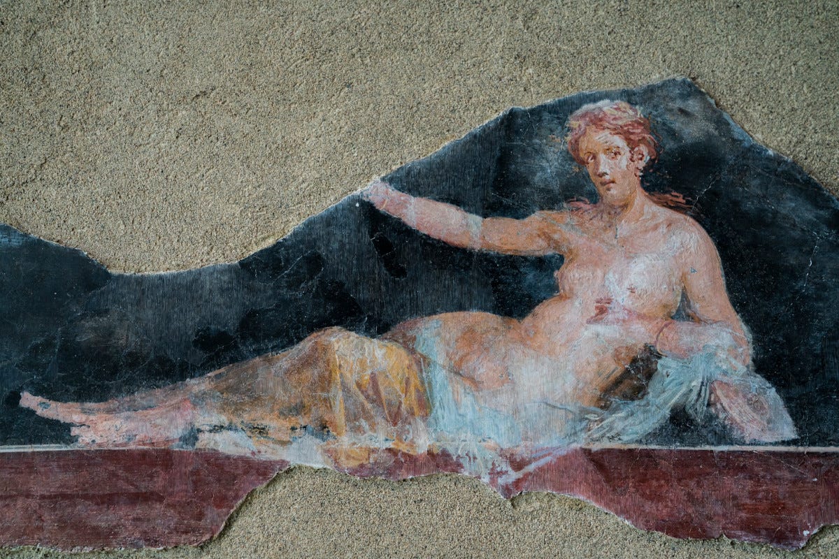 Uno dei resti in mostra Da Ravello a Pompei: il Caruso sostiene l'arte e il suo territorio