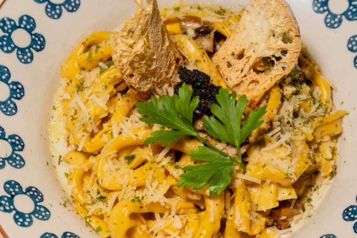 Casarecci alla Boscaiola di Porcellino