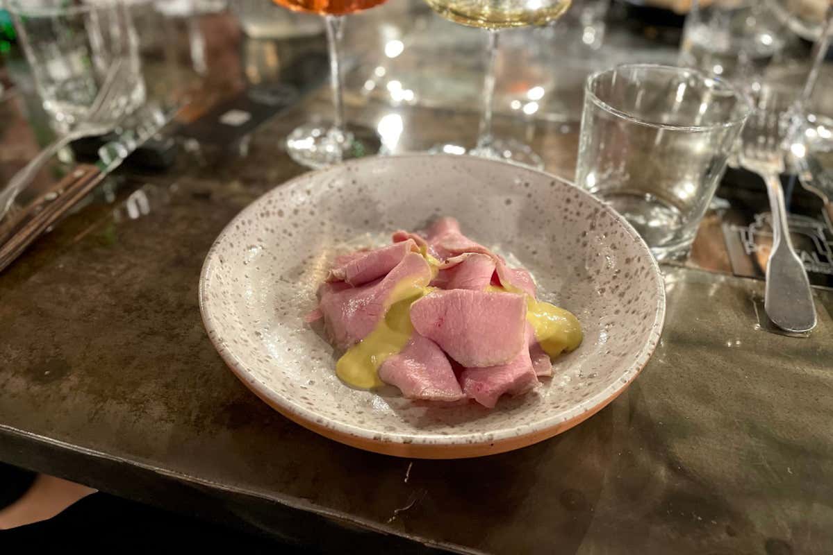 Carpaccio di vitello Portale 21-Opificio di cucina: nel piatto semplicità e sincerità