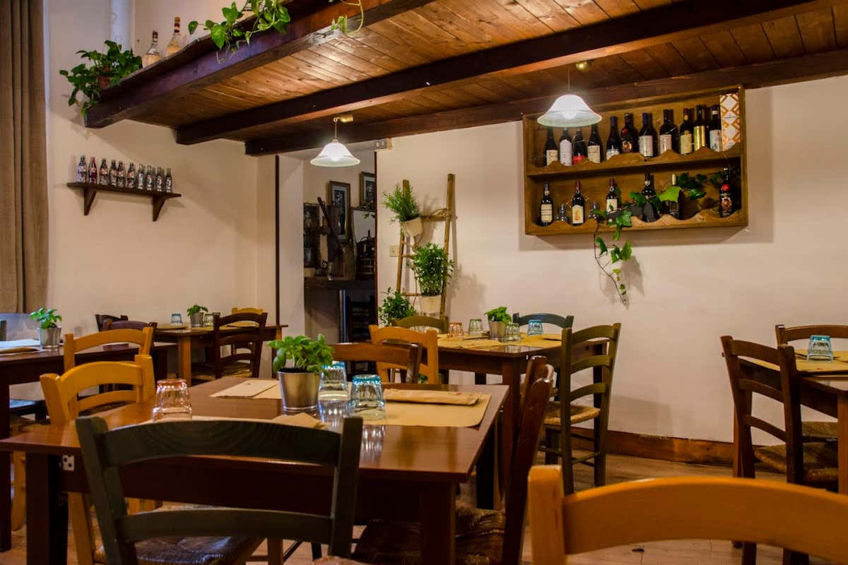 La sala de Il Portico di San Donato