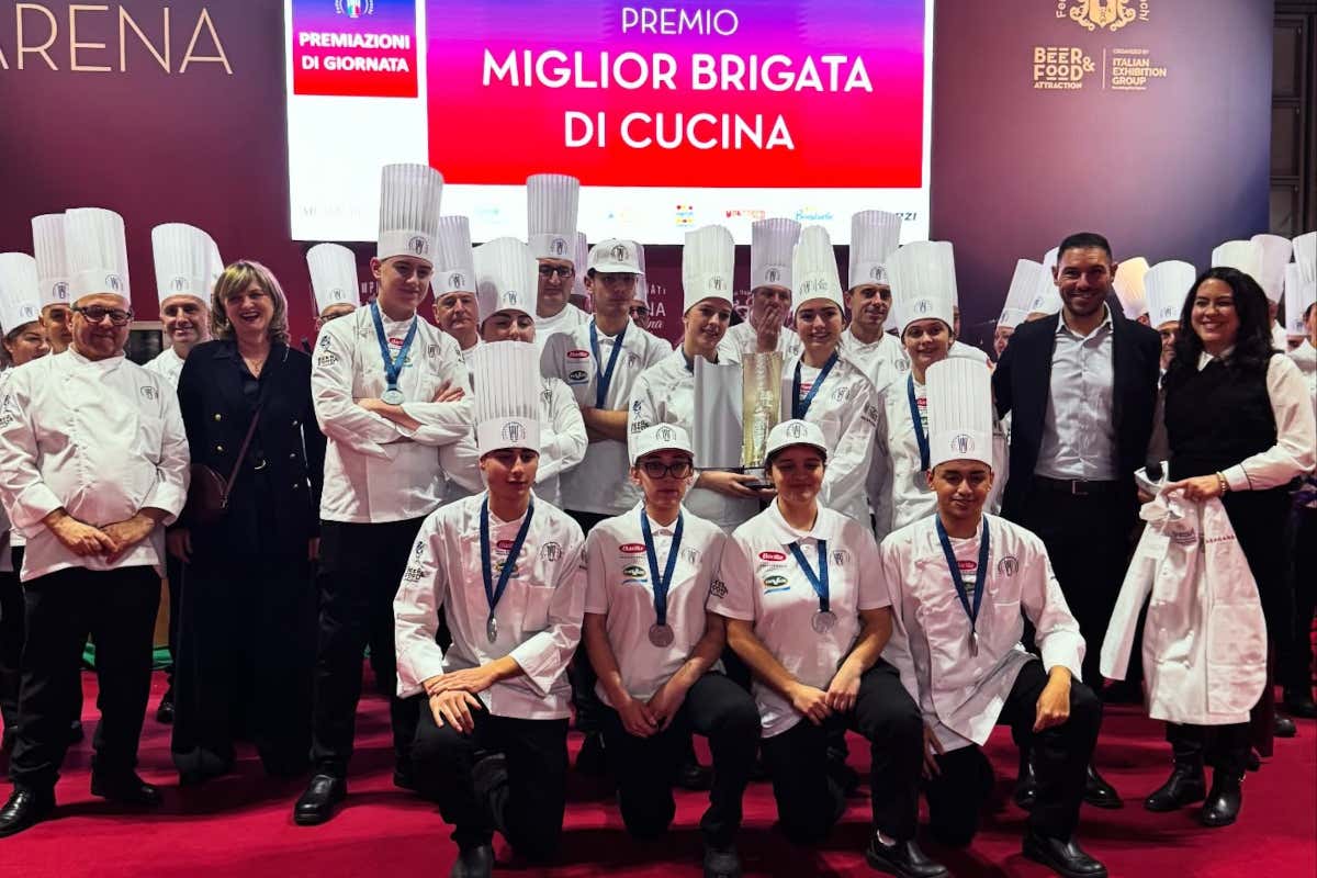 La Fic è da sempre attenta ai suoi allievi più giovani. Qui il Team Junior Liguria che si è aggiudicato il premio di miglior brigata ai recenti Campionati della Cucina Italiana, svoltisi durante il Beer&Food Attraction di Rimini