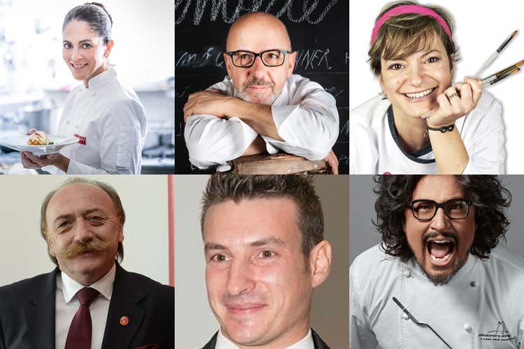 Rosanna Marziale, Franco Pepe, Francesca Speranza, Emilio Sabbatini, Antonio Riontino e Alessandro Borghese (Premio IaT - Personaggio dell’annoEcco i 72 qualificati al 2° turno)