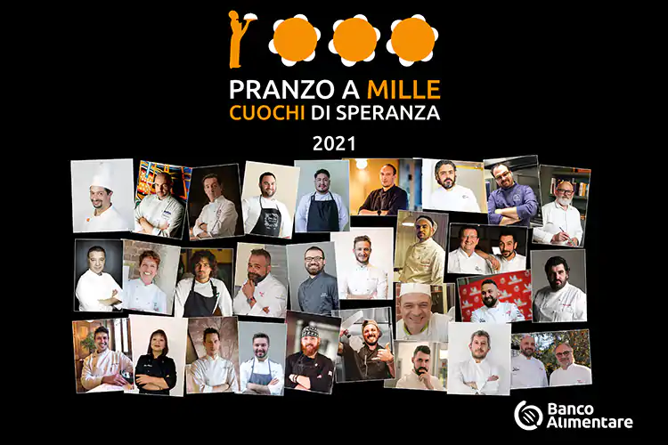 Mille persone riceveranno a casa una box contenente un pasto completo cucinato da trenta cuochi A Torno il Pranzo a Mille Il primo delivery solidaled&rsquo;Italia