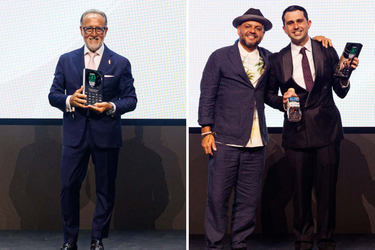 Salvatore Calabrese (Industry Icon Award) e Giorgio Bargiani (Bartenders' Bartender Award)