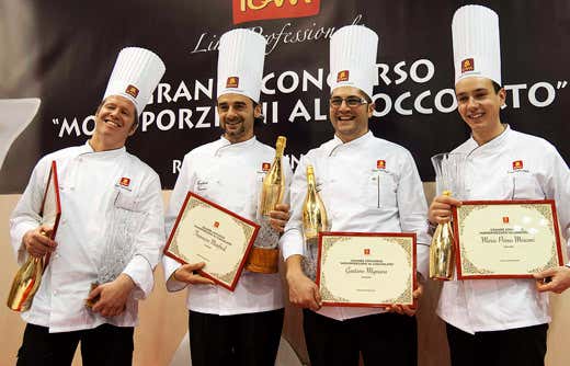 da sinistra: Ernst Knam, Francesco Manfredi, Gaetano Mignano e Mario Primo Mosconi da sinistra: Ernst Knam, Francesco Manfredi, Gaetano Mignano e Mario Primo Mosconi