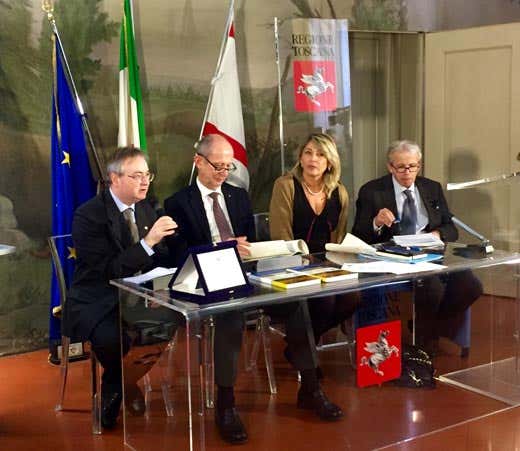 da sinistra: Gianluca Chelucci, Stefano Ciuoffo, Cristina Grieco, Marco Remaschi da sinistra: Gianluca Chelucci, Stefano Ciuoffo, Cristina Grieco, Marco Remaschi