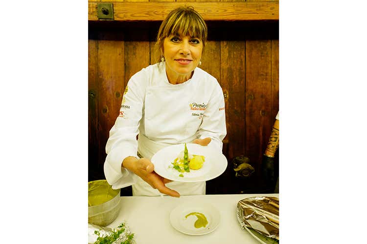 Silvia Baracchi (Premio IaT, al light lunch Silvia Baracchi reinventa Da Vinci)