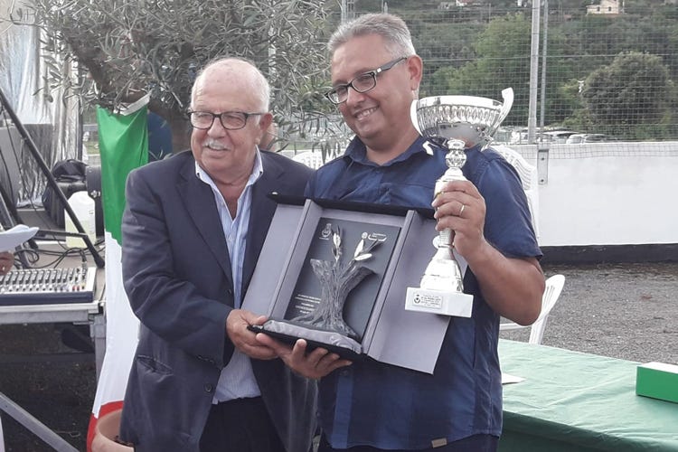 La premiazione al frantoio Lucchi & Guastalli (Olio, Premio Leivi 2019 al frantoio Lucchi & Guastalli)