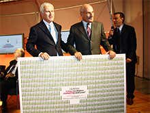  Da sinistra: Maurizio Belpietro e Gino Lunelli