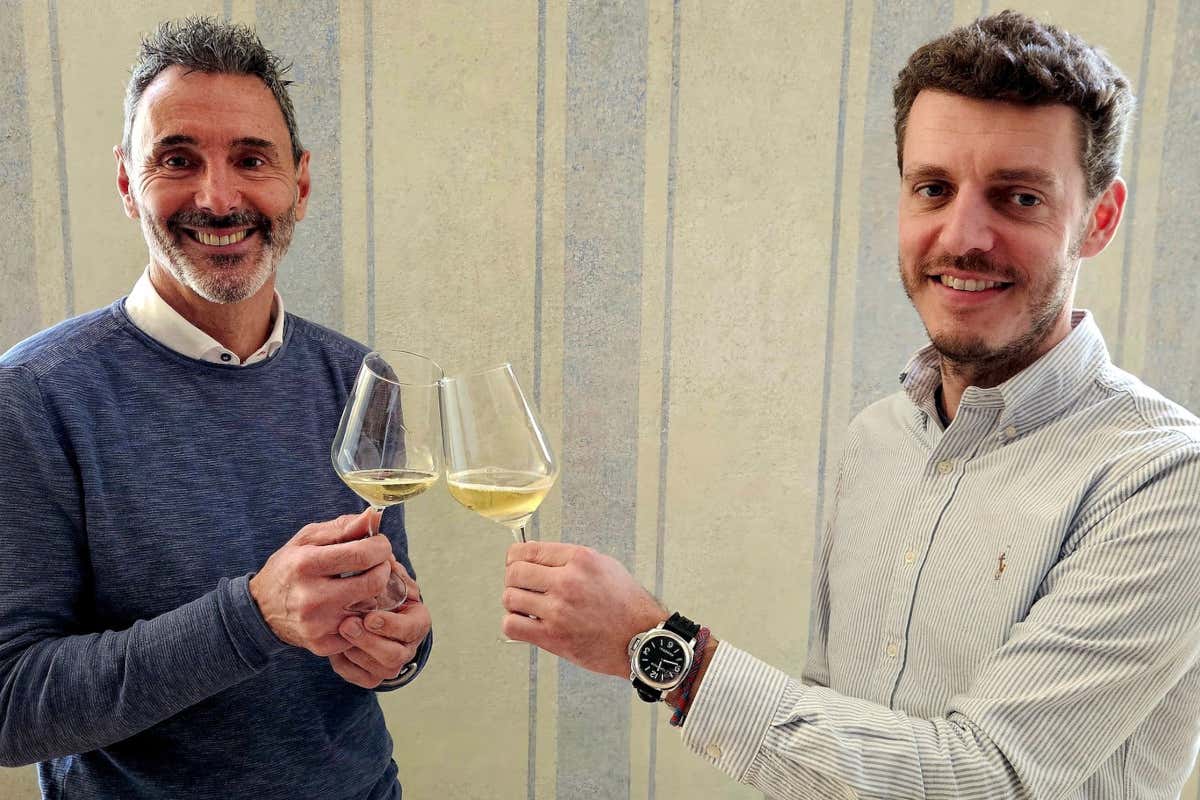 Il presidente del Consorzio Vini del Trentino, Albino Zenatti, e il suo omologo Alessandro Marzadro dell’Istituto Tutela Grappa del Trentino Vini e grappa insieme per valorizzare il territorio del Trentino