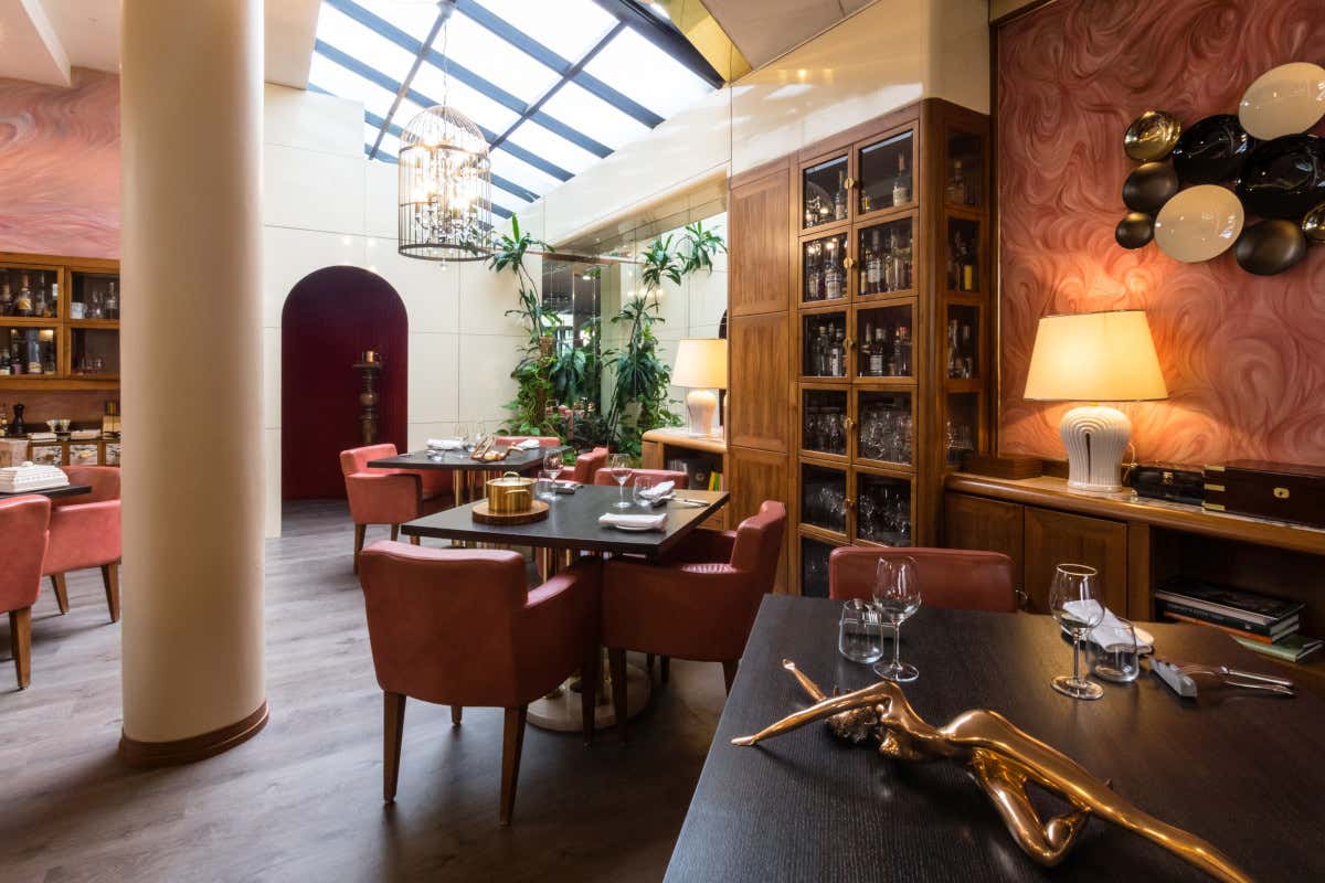 La sala del ristorante Pret à Porter