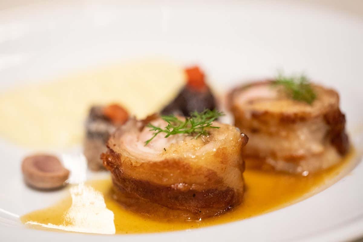 La lombata di coniglio in porchetta del Pret à Porter