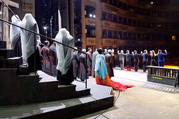 Da dietro le quinte, l'ultimo atto della Tosca Da dietro le quinte, l'ultimo atto della Tosca